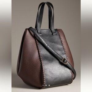 NWOT Anthropologie two tone satchel